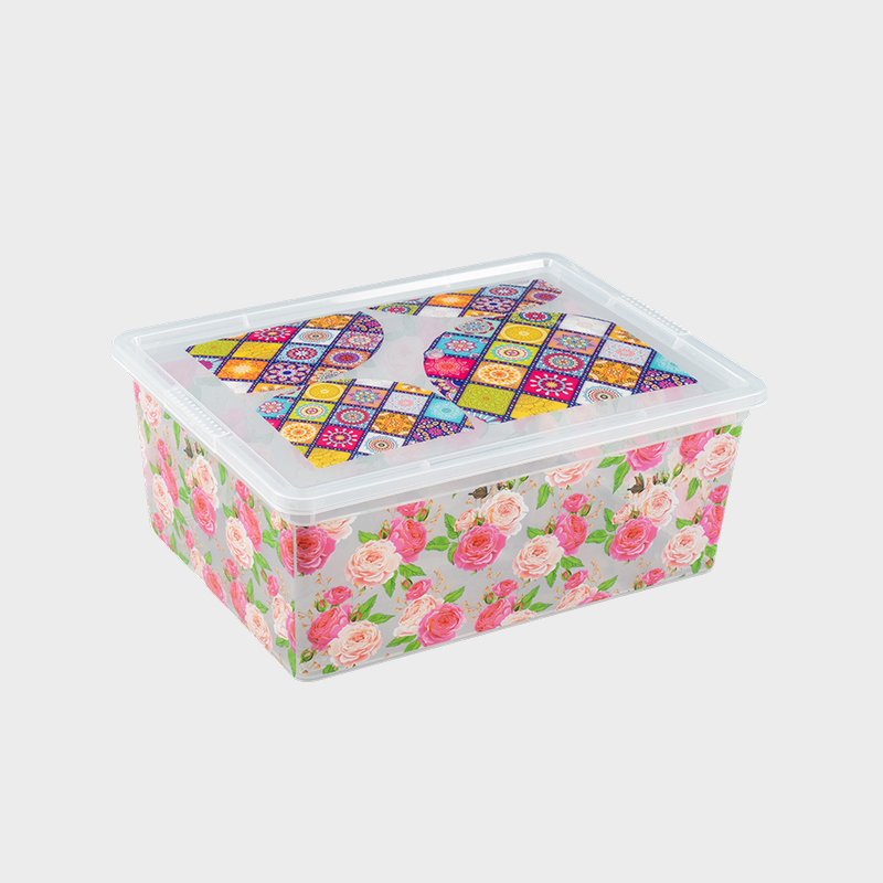 Boîte de rangement en plastique polyvalente PFB203