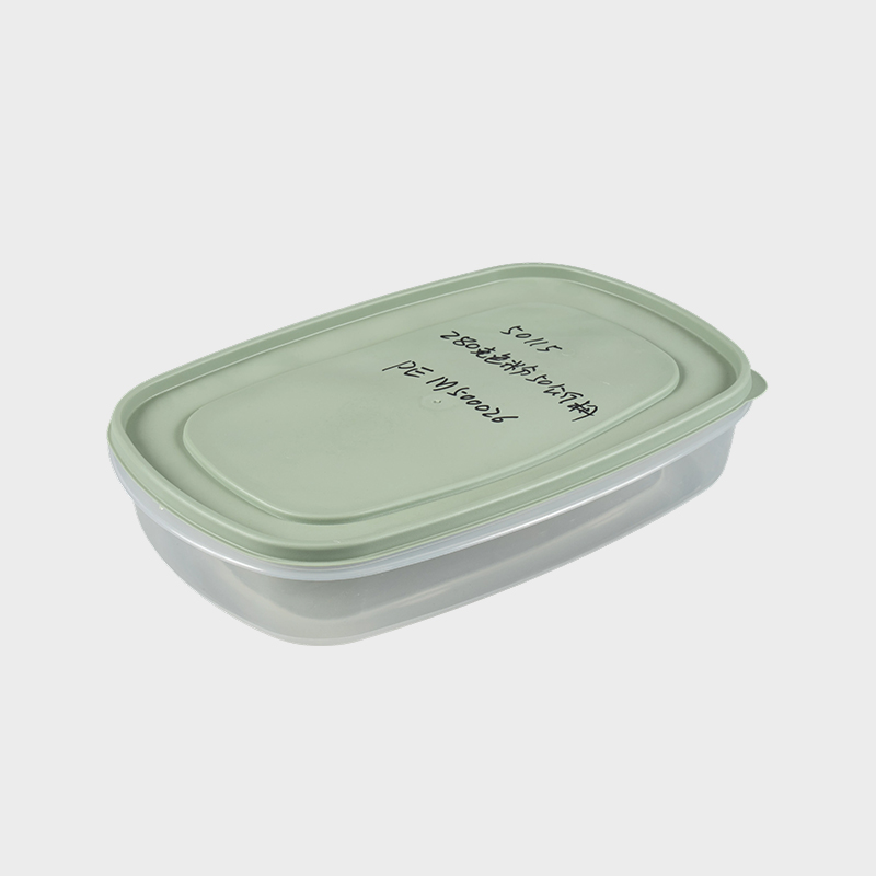 Boîte de rangement transparente avec poignée et couvercle PFB057